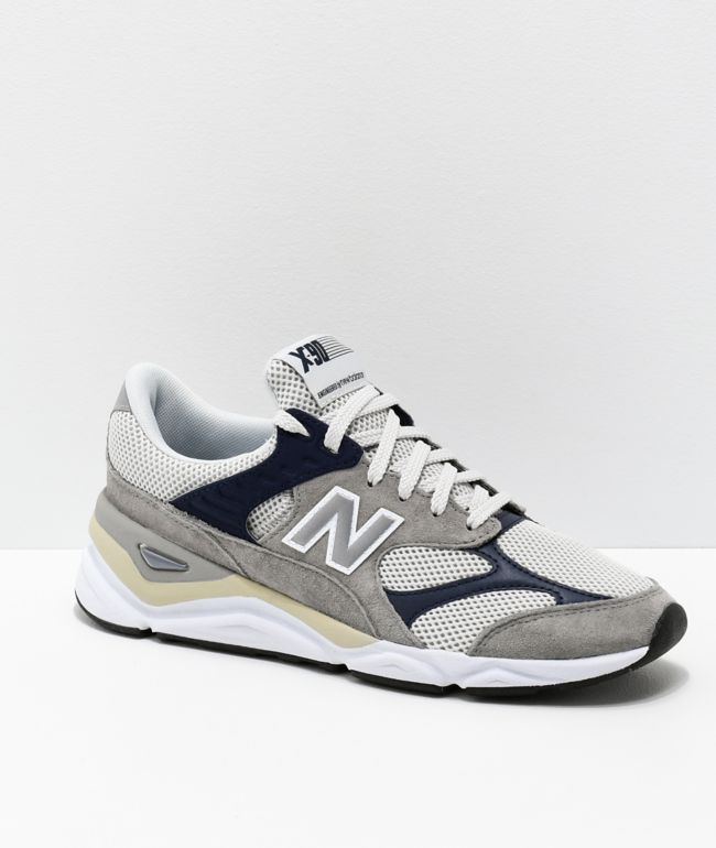 New Balance Lifestyle X90 Reconstructed Marblehead & Blue Shoes