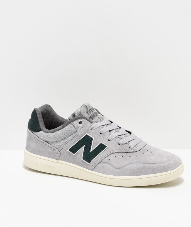 New Balance Numeric 288 Silver & Forrest Green Skate Shoes