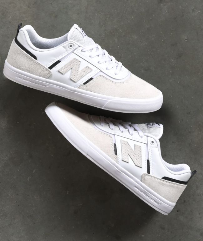 New Balance Numeric 306 zapatos de skate blancos y negros