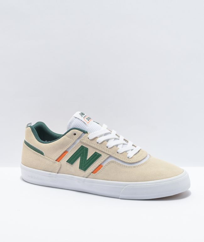 new balance numeric 306 jamie foy shoes white green