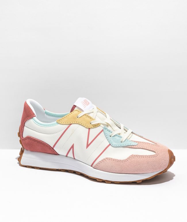 New Balance Numeric 327 Oyster Pink & Henna Shoes