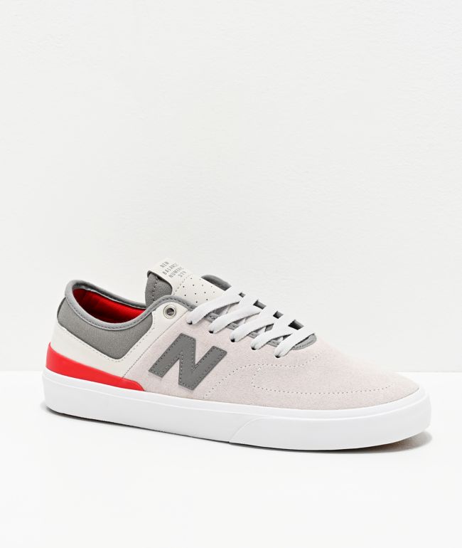 New Balance Numeric 379 Grey & Red Skate Shoes