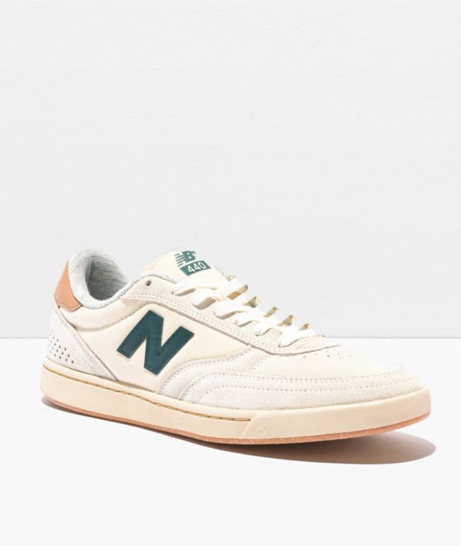 New Balance Numeric 440 Sea Salt & Teal Skate Shoes