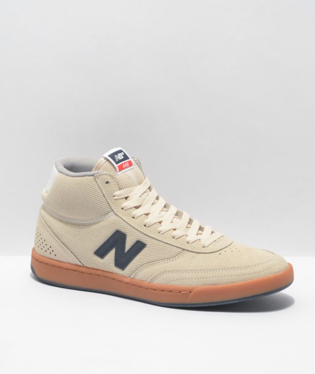 New Balance Numeric 440H Cream & Gum Skate Shoes New Balance Numeric 440H Cream & Gum Skate Shoes