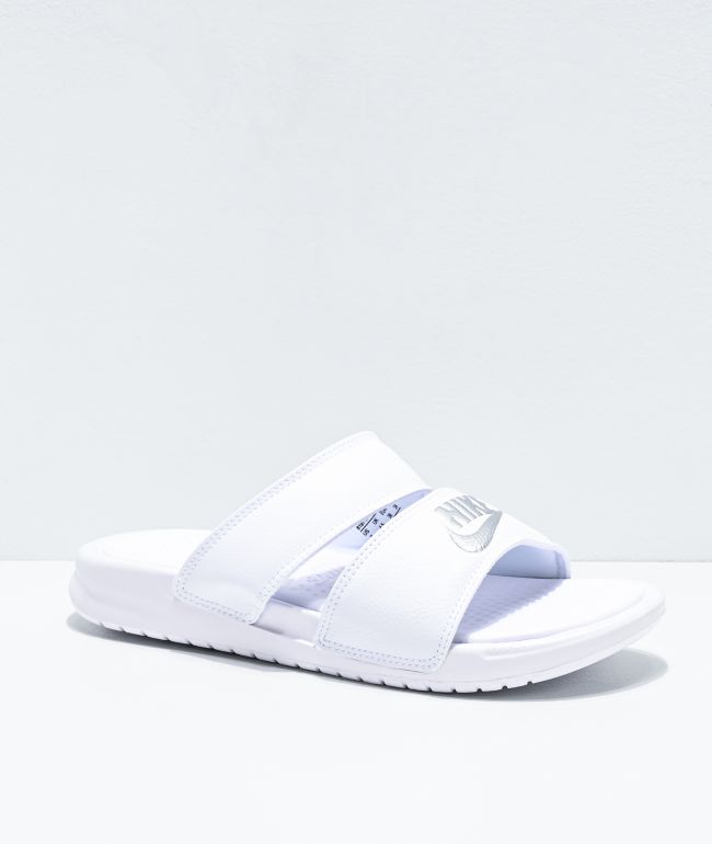 Definitie Druif Lao Nike Benassi Duo White Slide Sandals
