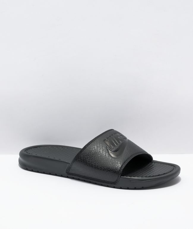 Nike Benassi JDI Black Slide Sandals