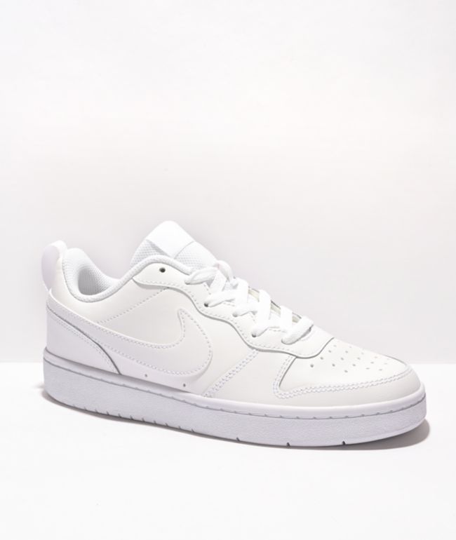 Nike Court Borough Low 2 zapatos blancos para niños