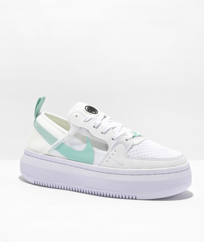 Nike Court Vision Alta TXT White Light Dew Shoes