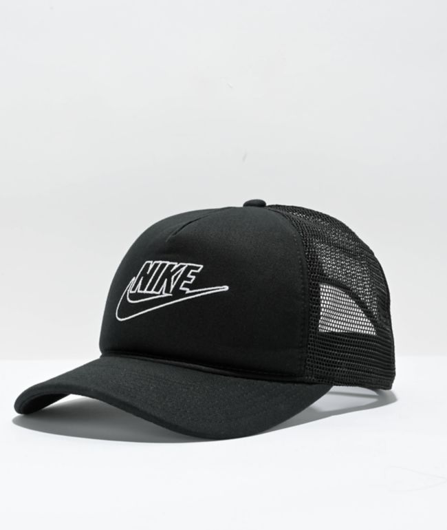 enemigo Pertenecer a Quinto Nike Futura Black Trucker Hat