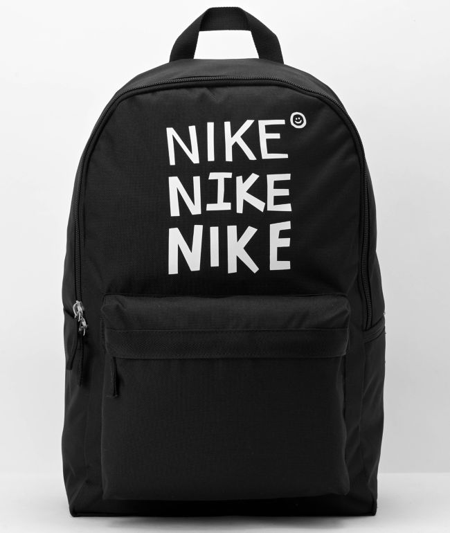 cordura Alérgico Cartas credenciales Nike Heritage Logo mochila negra