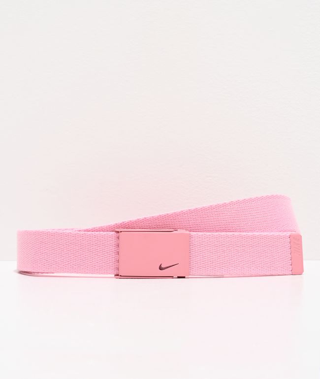 Nike Light Pink Web Belt | Zumiez.ca