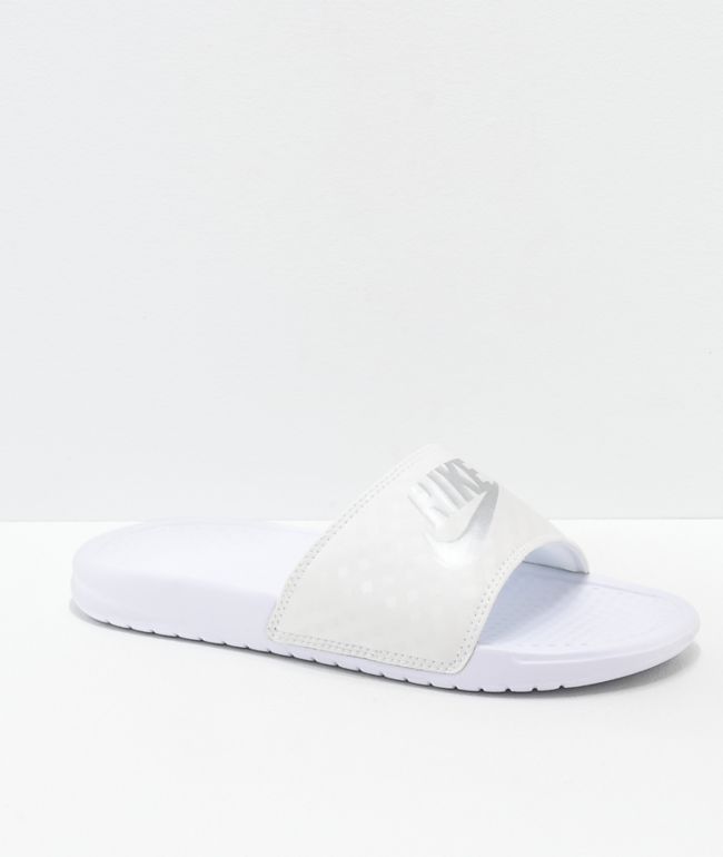 nike blancas sandalias