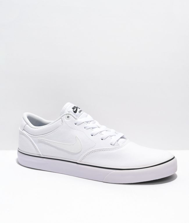 Nike SB Chron 2 zapatos de skate blancos
