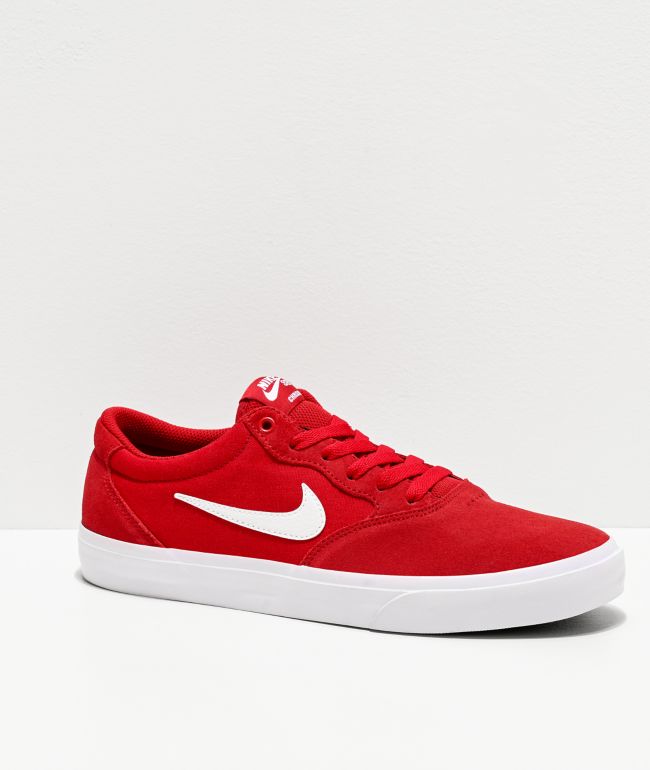 Nike SB Chron SLR Red \u0026 White Skate 