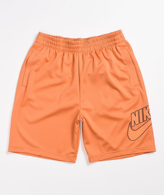 Nike SB Dri-Fit Sunday Orange & Black Basketball Shorts