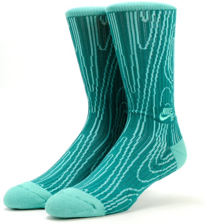 Nike SB Dri-Fit Woodgrain Crew Socks | Zumiez