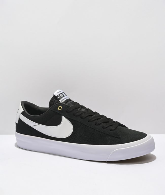 Nike SB GT Blazer Low RM Black & White Skate Shoes