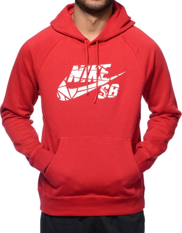 Sudaderas nike sb hombre rojas Clearance