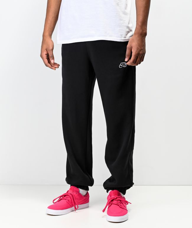 Nike SB Icon Black Jogger Pants