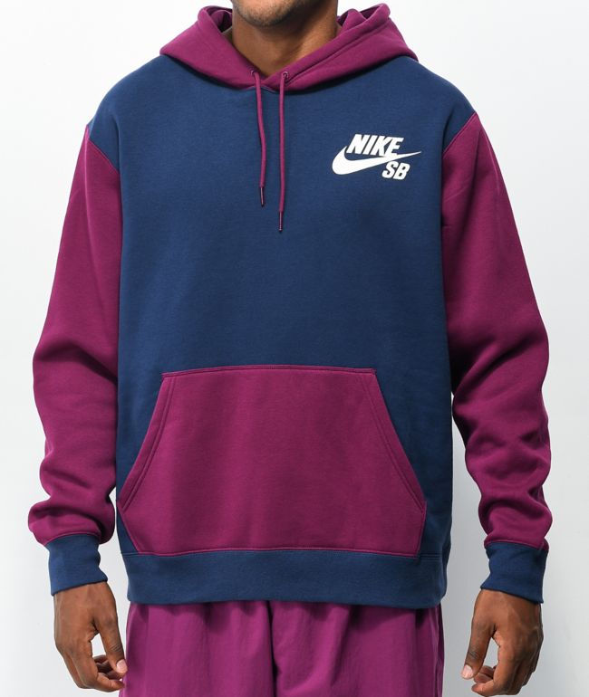 Purple and blue nike hoodie new arrivals