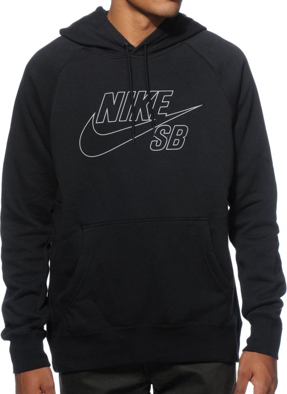 Nike Sb Icon Reflective Hoodie