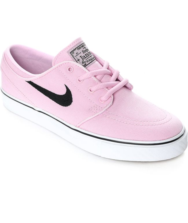 Nike SB Janoski Prism Pink Canvas Women's Skate Shoes