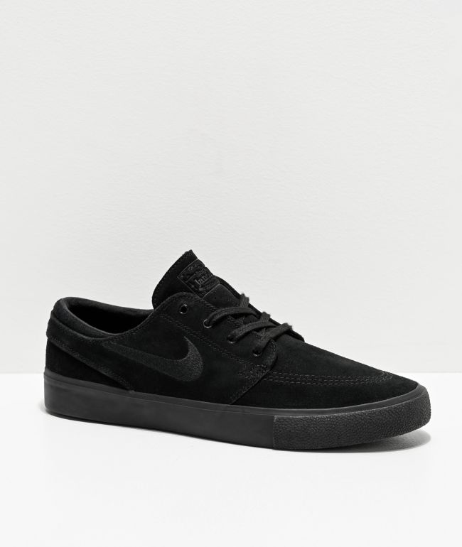 SB RM Black Suede Skate Shoes