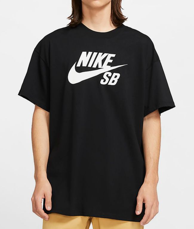 Nike SB Logo Black & White T-Shirt
