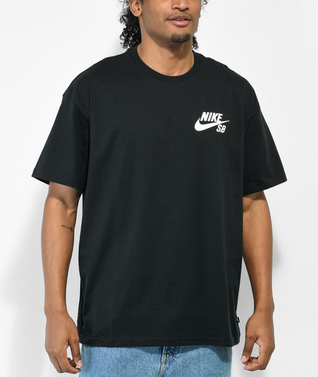 Nike SB Logo Black & White T-Shirt