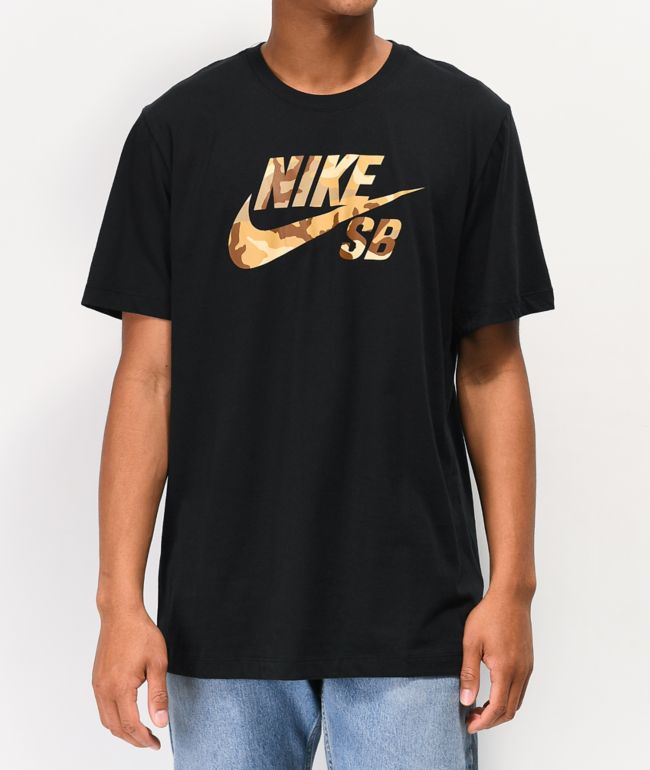 Distribution Mispend Expectation Nike SB Logo SNSL2 camiseta negra