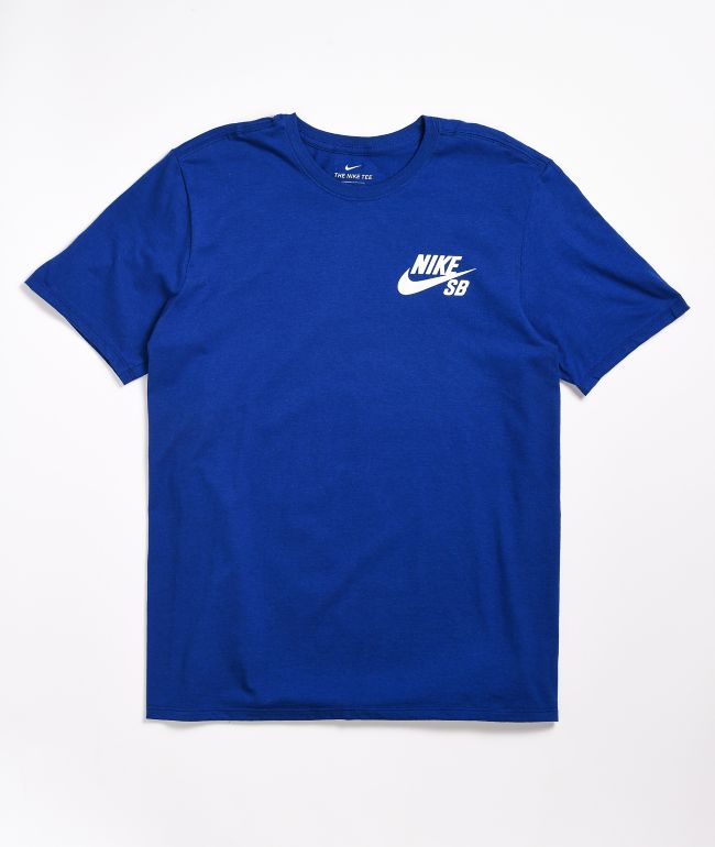 Nike SB Low Brand Logo Blue T-Shirt 