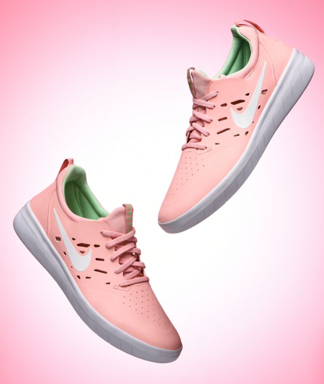 pink nyjah shoes