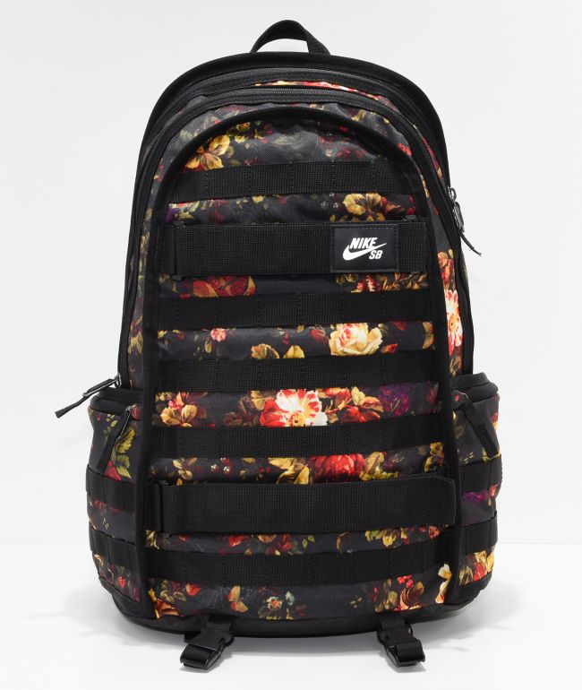 nike backpack floral
