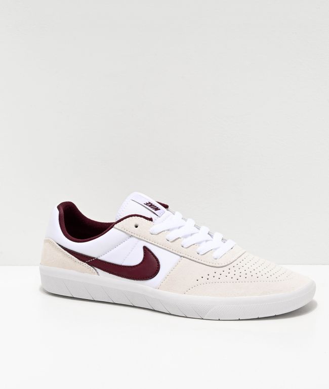 Nike SB Team Classic Ivory \u0026 Red Skate Shoes | Zumiez