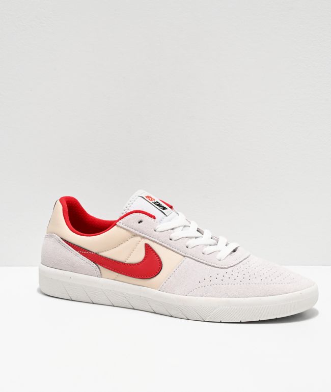 Nike SB Team Classic Phantom zapatos de skate grises, rojos y blancos |  Zumiez