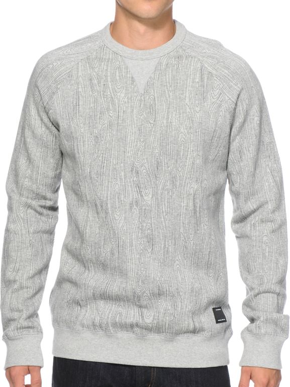 Download Nike SB Woodgrain Crew Neck Sweatshirt | Zumiez