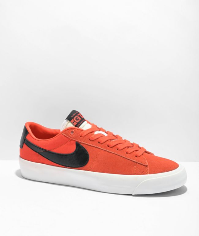 habilitar grua Marte Nike SB Zoom Blazer Low GT Team zapatos de skate naranjas y negros
