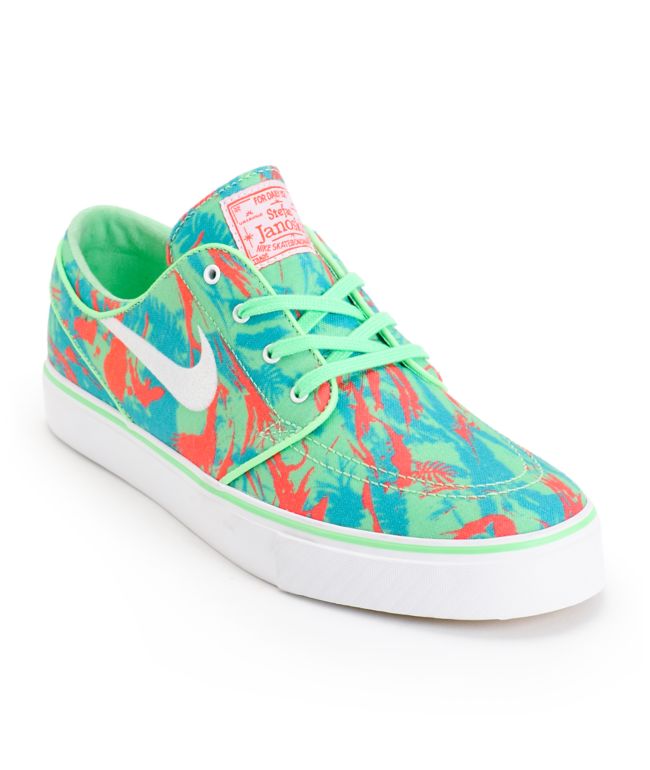 Nike SB Zoom Stefan Janoski Lucid Green &amp; Light Crimson