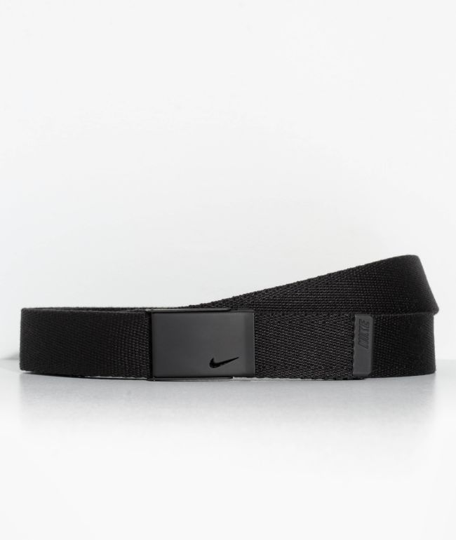black nike belt