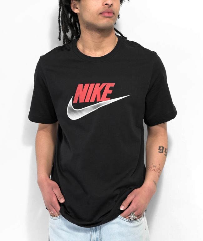 erupción cocinero Acorazado Nike Sportswear 12 Month Futura camiseta negra