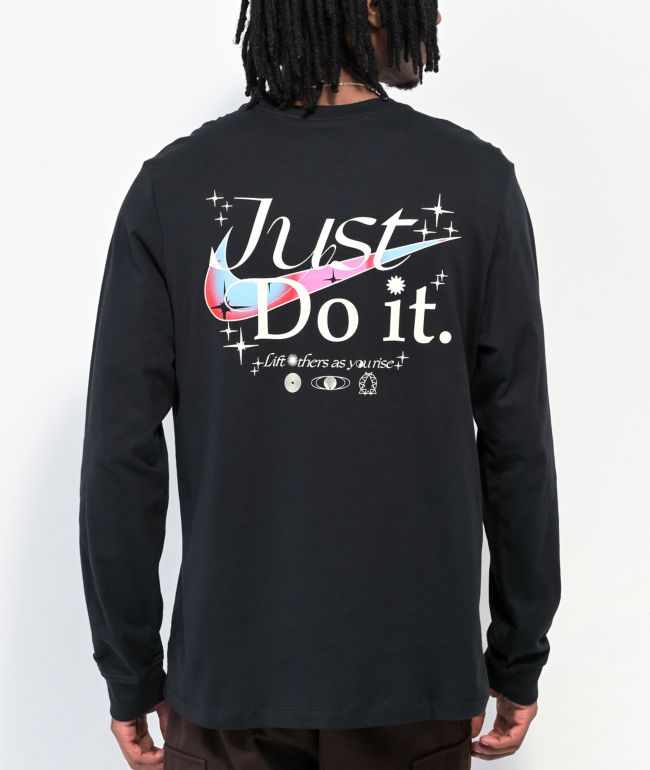 Nike Sportswear Black Long Sleeve TShirt