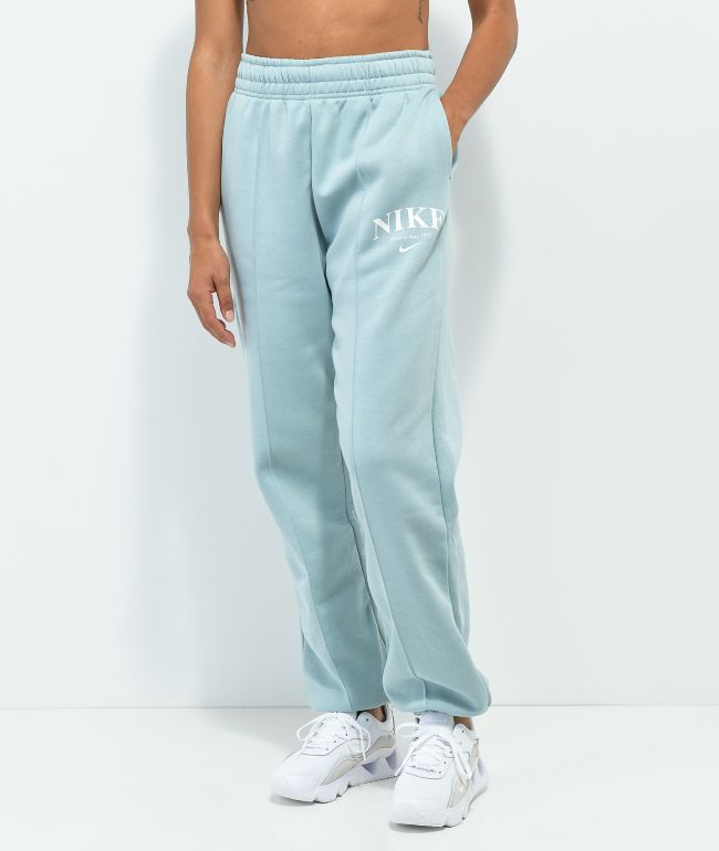Nike Sportswear pantalones de chándal polar azul claro
