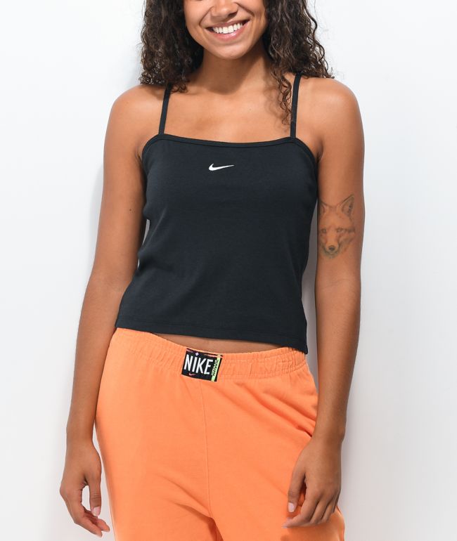 Nike Sportswear Essentials Black Cami Tank Top