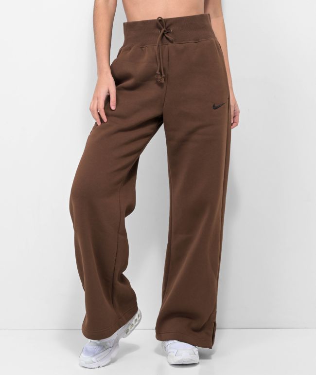 Nike Sportswear Phoenix Brown High Rise Sweatpants