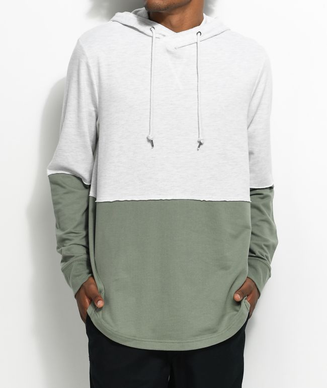 roots green hoodie
