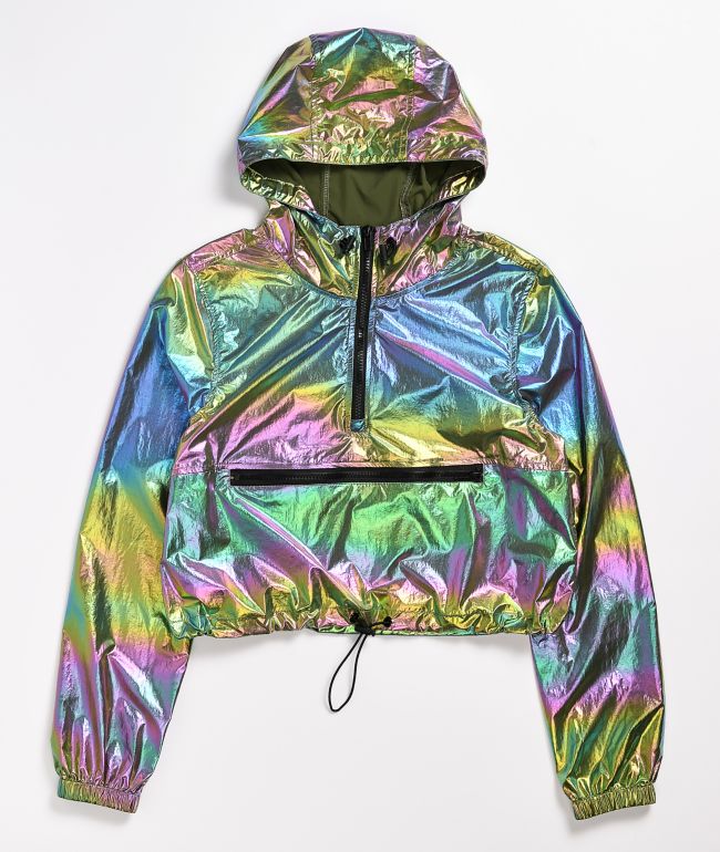 pink iridescent jacket