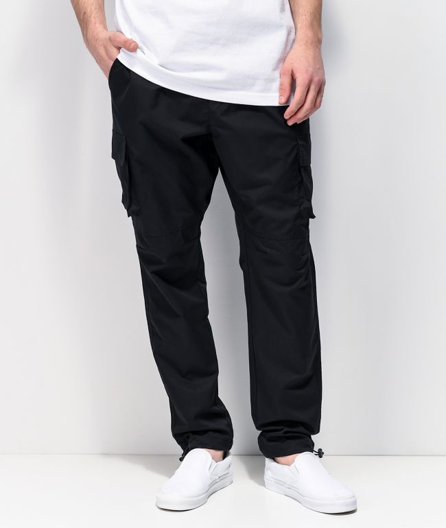 black cargo pants