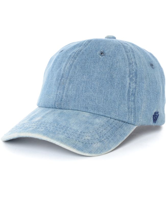 denim baseball hat
