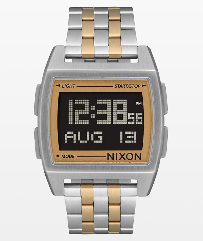 nixon base silver