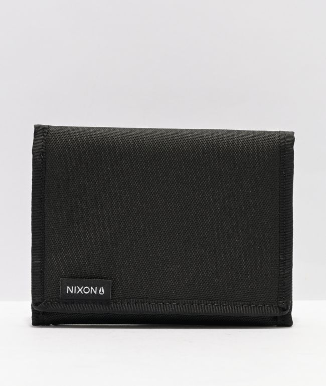Nixon Gnar Black Trifold Wallet